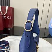 Gucci Jackie 1961 Medium Bag Blue 27.5x19x4cm - 6