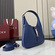Gucci Jackie 1961 Medium Bag Blue 27.5x19x4cm - 5
