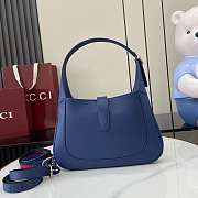 Gucci Jackie 1961 Medium Bag Blue 27.5x19x4cm - 3