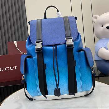Gucci Chroma Large Backpack Blue 35x46x12cm