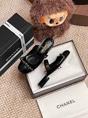 Chanel Black Patent Flat - 3