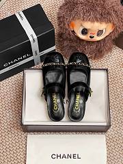 Chanel Black Patent Flat - 2