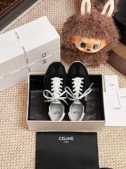 Celine Racer Low Top Sneaker Black Suede - 5