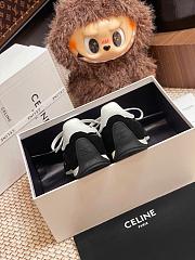 Celine Racer Low Top Sneaker Black Suede - 4