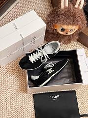 Celine Racer Low Top Sneaker Black Suede - 2