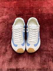 Loewe Ballet Runner 2.0 Nylon Calfskin White Blue Sneaker - 2