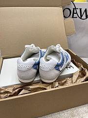 Loewe Ballet Runner 2.0 Nylon Calfskin White Blue Sneaker - 3