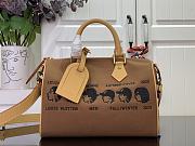 Louis Vuitton LV Pharrell x Nigo Speedy Bag 25 Brown 25x19x15cm - 1