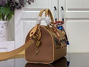 Louis Vuitton LV Pharrell x Nigo Speedy Bag 25 Brown 25x19x15cm - 5