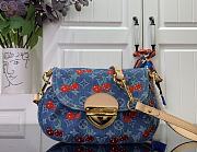 Louis Vuitton LV x TM Sunset Cherry Denim 27x18x3cm - 1