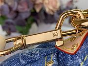 Louis Vuitton LV x TM Sunset Cherry Denim 27x18x3cm - 4