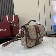Gucci Ophidia Small Top Handle Bag Red 20x16x5cm - 5