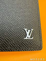 Louis Vuitton LV Pocket Organizer Black Wallet 7.5x11.1x1cm - 3