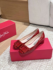 Roger Vivier Red Patent Pump - 2