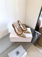 Dior J'Adior Slingback Pump Heel Yellow Beige 9.5cm - 1