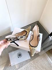 Dior J'Adior Slingback Pump Heel Yellow Beige 9.5cm - 4