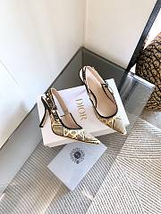 Dior J'Adior Slingback Pump Heel Yellow Beige 9.5cm - 3