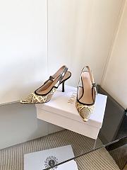 Dior J'Adior Slingback Pump Heel Yellow Beige 9.5cm - 2