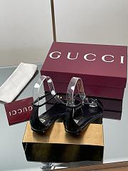 Gucci Women's Thong Sandal with Bamboo Black - 5