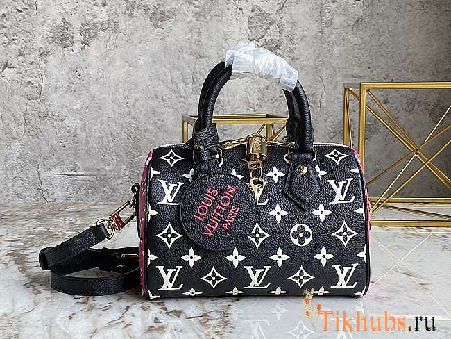 LV Speedy Bandoulière 20 Black Size 20.5 x 13.5 x 12 cm - 1