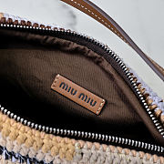 Miu Miu Colour-Block Crochet Shoulder bag 19x25.5x14x10cm - 2