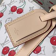 Louis Vuitton LV Keepall 45 Cherry White 45x27x20cm - 6