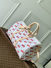 Louis Vuitton LV Keepall 45 Cherry White 45x27x20cm - 5
