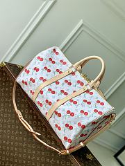 Louis Vuitton LV Keepall 45 Cherry White 45x27x20cm - 2