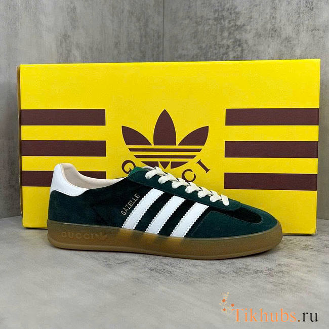 Gucci Adidas Gazelle Green Sneaker - 1