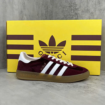 Gucci Adidas Gazelle Red Wine Sneaker