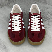 Gucci Adidas Gazelle Red Wine Sneaker - 5