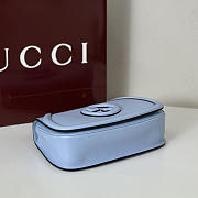 Gucci Blondie Small Top Handle Light Blue Bag 26.5x16.5x8.5cm - 5