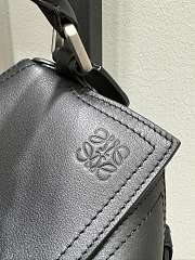 Loewe Small Puzzle Biker Bag Black 24x16.5x10.5cm - 5