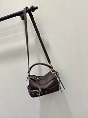 Loewe Small Puzzle Biker Bag Brown 24x16.5x10.5cm - 6
