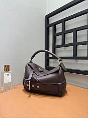 Loewe Small Puzzle Biker Bag Brown 24x16.5x10.5cm - 5