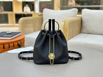 Chloe Small Bracelet Backpack Black 22x22x10.5cm