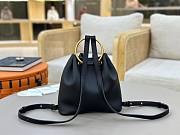 Chloe Small Bracelet Backpack Black 22x22x10.5cm - 5