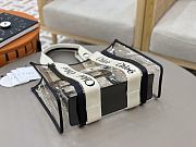 Chloe Woody Tote Bag Jelly & Leather Black 37x26x12cm - 5