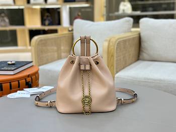 Chloe Small Bracelet Backpack Beige 22x22x10.5cm