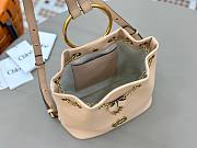 Chloe Small Bracelet Backpack Beige 22x22x10.5cm - 5