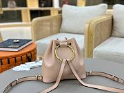 Chloe Small Bracelet Backpack Beige 22x22x10.5cm - 3