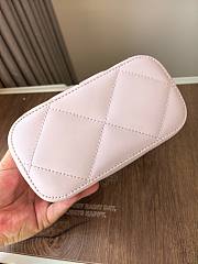 Tory Burch Pink Kira Diamond Vanity Case 17x9.5x8.5cm - 5