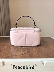 Tory Burch Pink Kira Diamond Vanity Case 17x9.5x8.5cm - 4