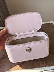 Tory Burch Pink Kira Diamond Vanity Case 17x9.5x8.5cm - 2