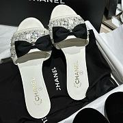 Chanel White Slides 12 - 1