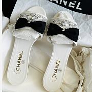 Chanel White Slides 12 - 5
