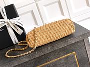 Chanel Mini Kelly Raffia 13x19x7cm - 5