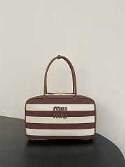 Miu Miu Beau Canvas Leather Bag 34x23x10cm - 1