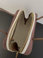 Miu Miu Beau Canvas Leather Bag 34x23x10cm - 4