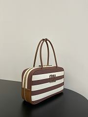 Miu Miu Beau Canvas Leather Bag 34x23x10cm - 5